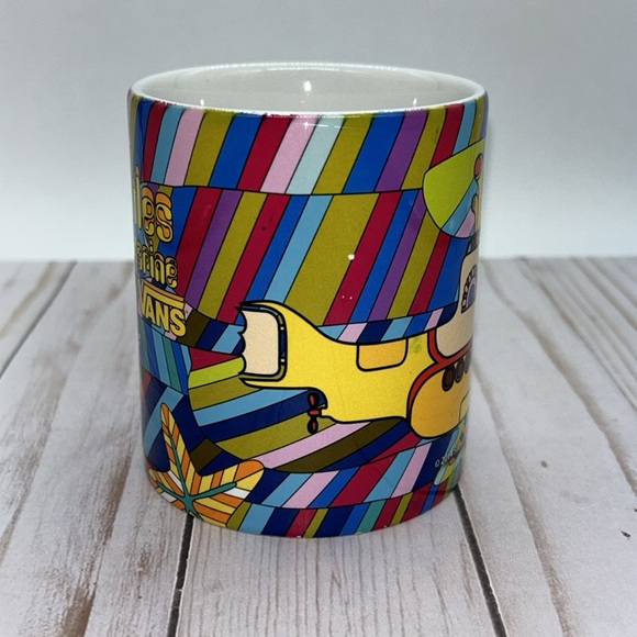VANS x Beatles Yellow Submarine Footwear Promo 2014 12oz Coffee Mug - Picture 2 of 8
